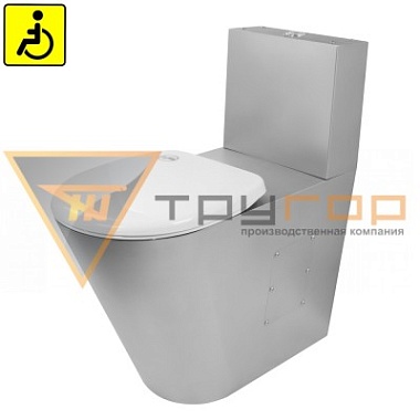Унитаз напольный с баком антивандальный для ЛсОВ